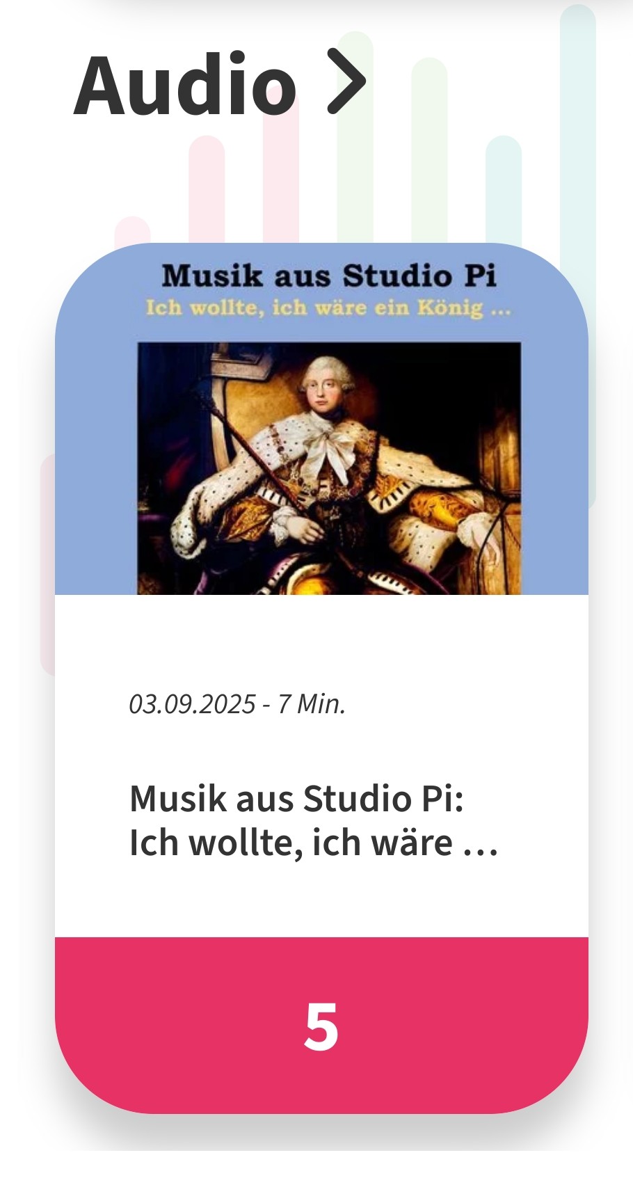 Ich wollte, ich wäre ein König