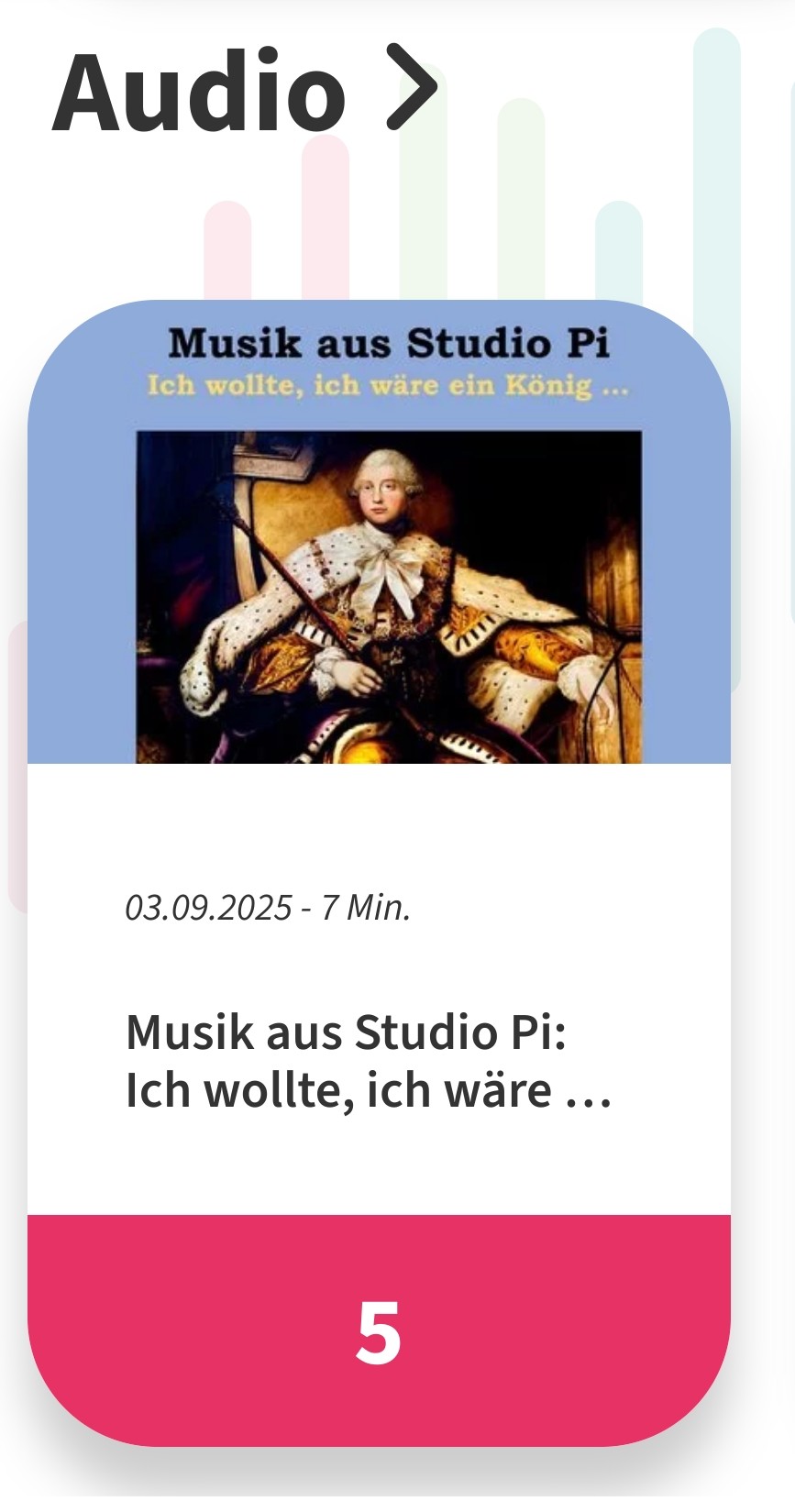Ich wollte, ich wäre ein König