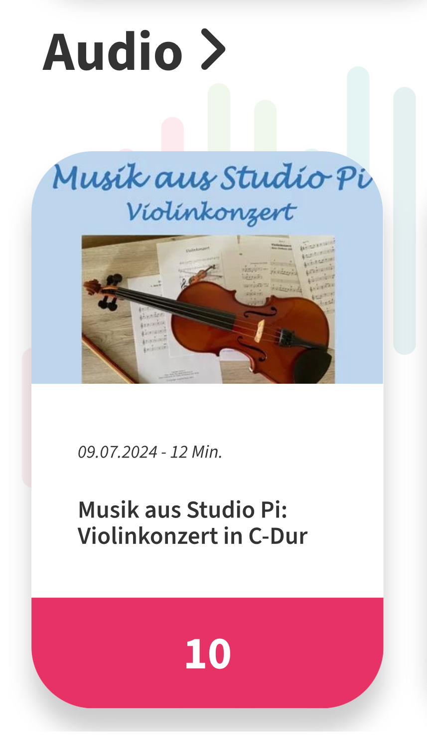 Musik aus Studio Pi - Violinkonzert