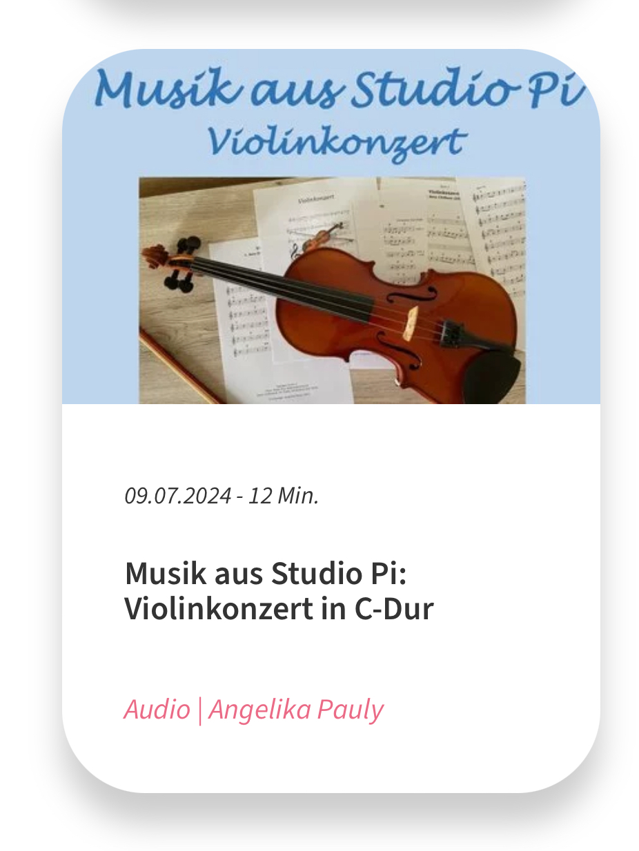 Musik aus Studio Pi - Violinkonzert